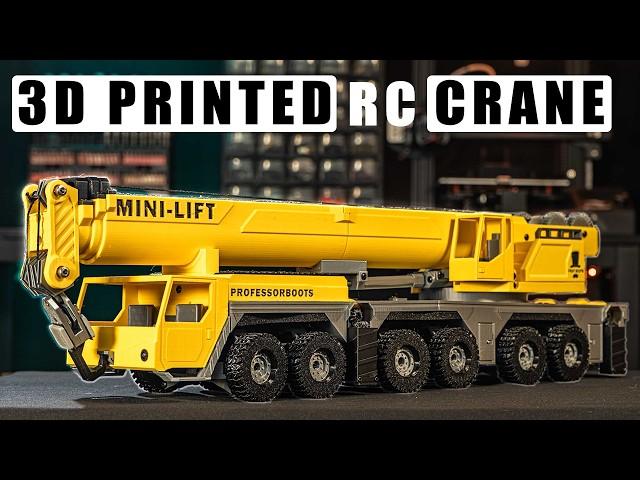 3D Printed RC Crane - DIY