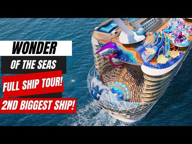 Royal Caribbean Wonder of the Seas Full Cruise Ship Tour 2024 | 3rd Largest Ship In The Wordl!