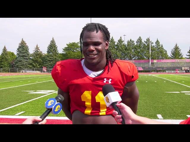 Ferris State Football Week 2 Media Session - Tyrone Fowler Interview