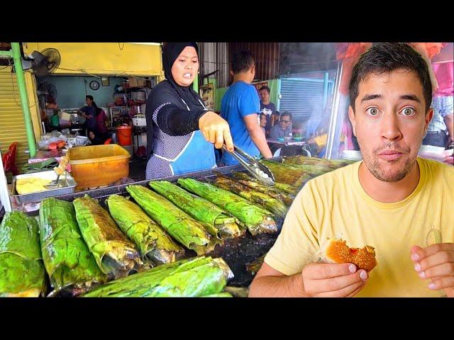 35 Malaysian STREET FOODS Across Malaysia!! TERRENGANU BBQ, KUALA LUMPUR Roti + PENANG Laksa