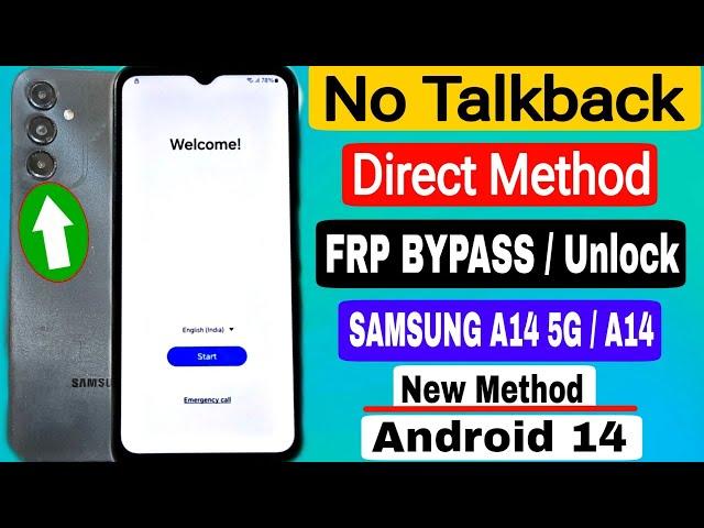 Samsung A14 5g frp bypass 2025 / Samsung a14 frp bypass android 14Samsung a14 Google account remove