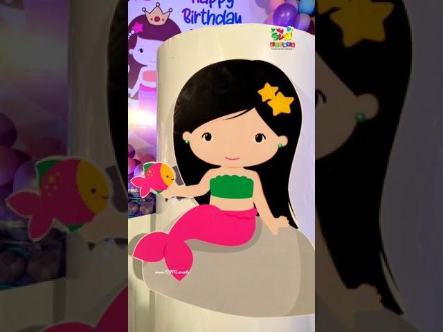 Little Mermaid | Cute Mermaid Theme Birthday Decor #cutemermaid #littlemermaid #birthdaydecor  #svm