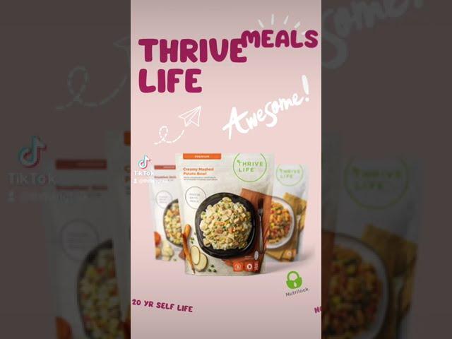 Introducing Thrive Life Meals