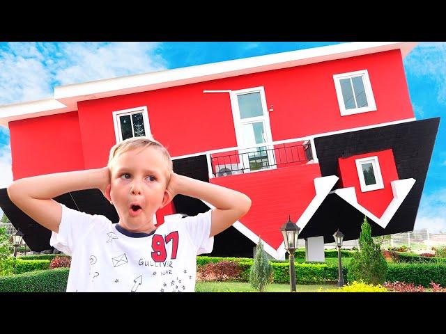 Vlad and Niki new Playhouse for children - Funny stories for kids