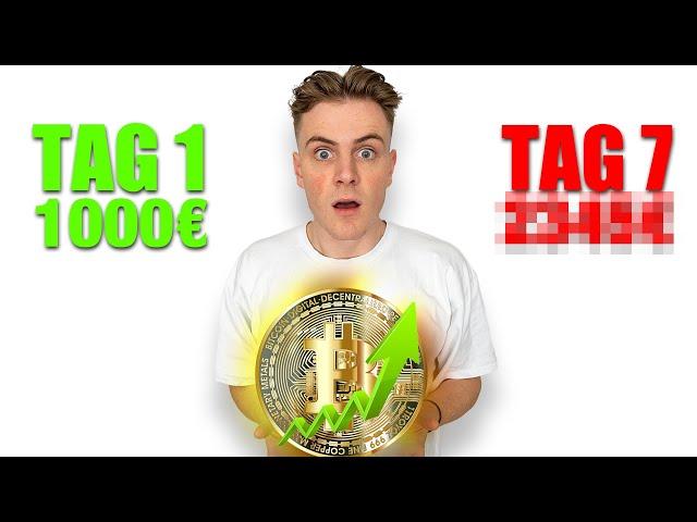 7 Tage CRYPTO gehandelt und _____€ verdient! | Rolex Trade up | DAVE