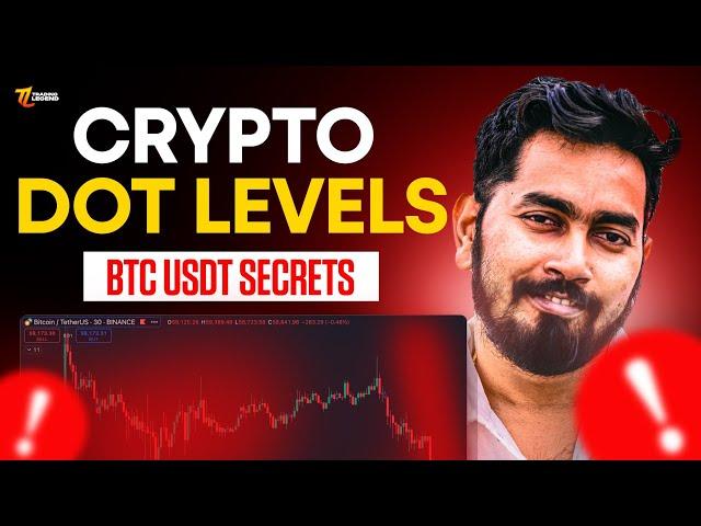 HOW TO FIND CRYPTO DOT LEVELS WITH PIN  POINT ENTRY AND EXIT ? BTC USDT SECRET LEVELS REVEALED 