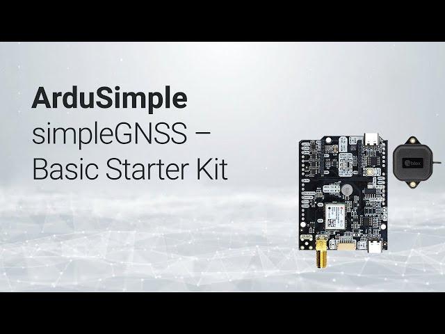 simpleGNSS – Basic Starter Kit (NEO-F10N): sub-meter accuracy without need of base or corrections