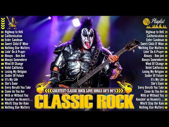 Unforgettable Classic Rock Hits 80s & 90s  Queen, ACDC, Bon Jovi, Metallica, Scorpions Vol.24