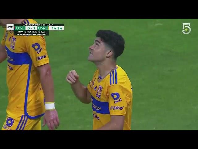 Gol de Nicolás Ibáñez | Chivas 0-1 Tigres | Liga BBVA MX | Apertura 2023 -  Jornada 14