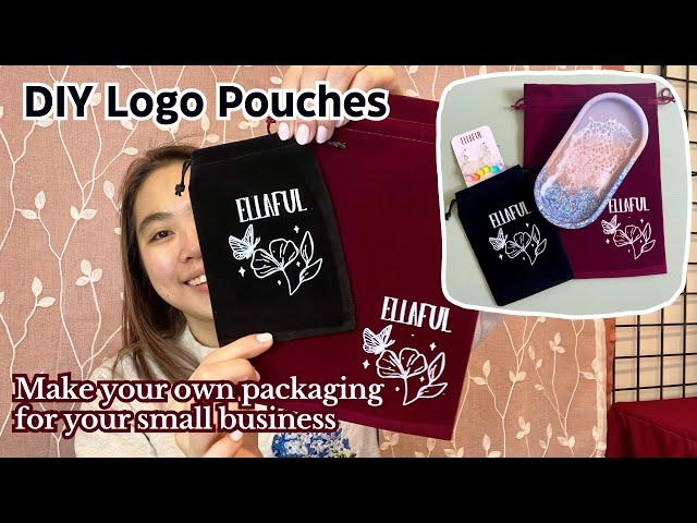 DIY Branded Packaging for Small Businesses - Custom Logo Pouches with DTF Transfers and Cricut Press