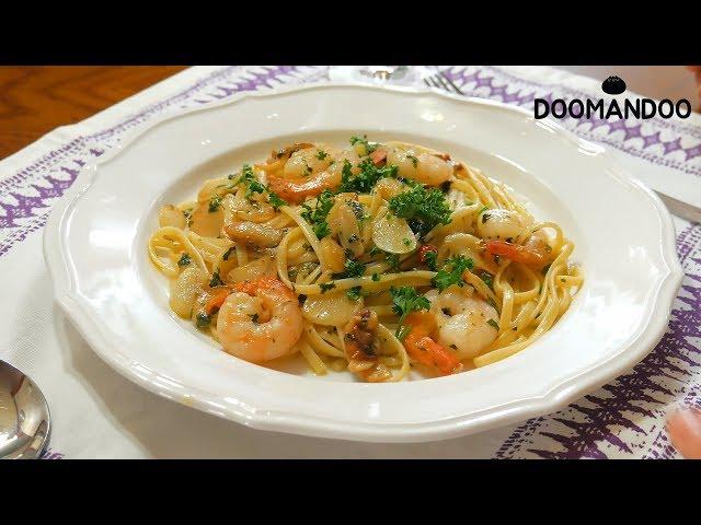 [ENG SUB] Simple yet Strong Shrimp Pasta : doomandoo