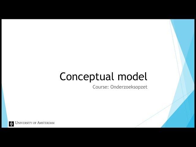 Conceptual Model - Introduction