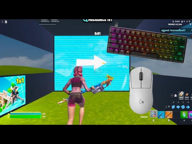 Apex Pro Mini + LOGITECH G PRO X Superlight 2 & 165fps ASMR Chill Keyboard ASMR Fortnite Gameplay