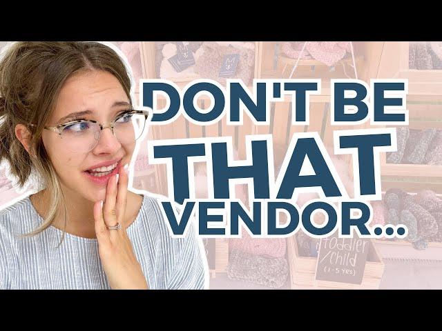 Avoid these 5 common craft show mistakes!