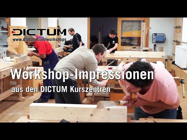 Impressions from DICTUMs workshops - Woodworking, Woodturning, Forging and  many more.