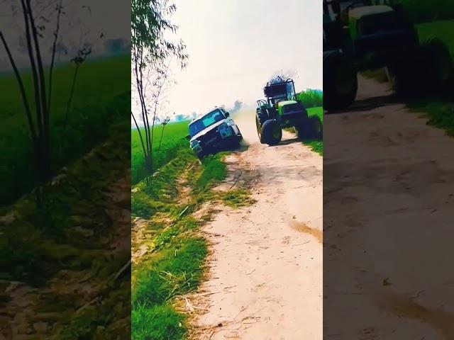 TRACTOR VS CAR VIDEO //  #shorts #tractor #journey #car