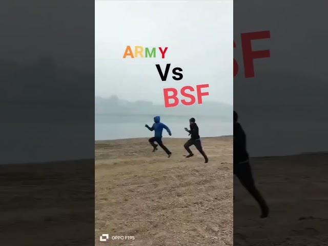 Army VS BSF  saurabh tomar racer #army #armyshorts #armybsf