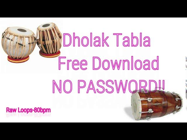 Tabla Dholak Loops 4/4 80BPM for DAW | Free Download | Simon Jayakumar