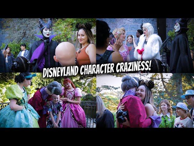 SURROUNDED by VILLAINS in DISNEYLAND!? 6 characters at one time!