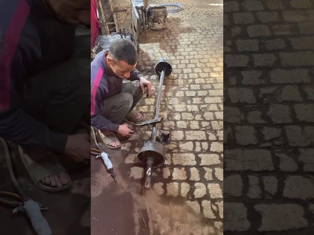 Artisan welder, medina Marrakesh.