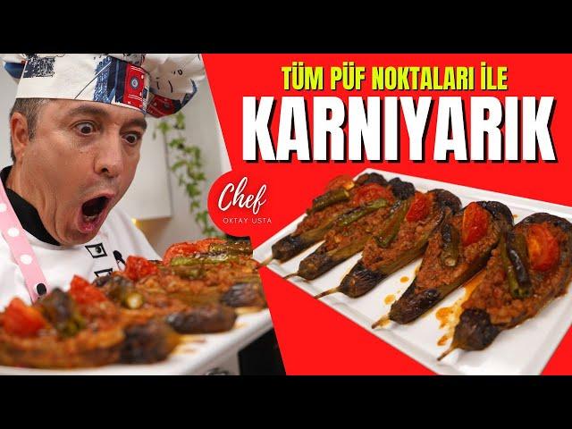 Turkish Specialty Dish: KARNI YARIK  from Turkish Cuisine  by CHEF OKTAY