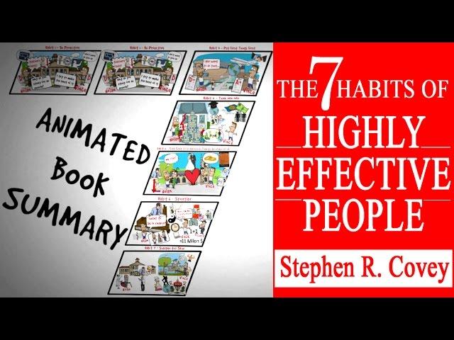 7 HABITS OF HIGHLY EFFECTIVE PEOPLE - BY STEPHEN COVEY - ANIMATED BOOK SUMMARY