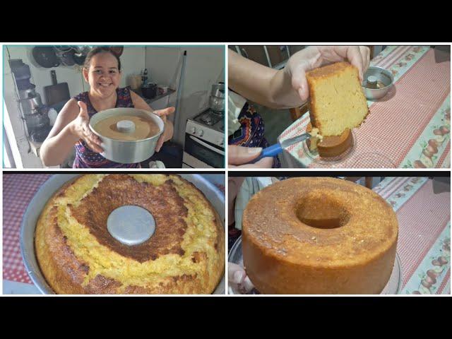 BOLO DE MILHO FEITO COM FUBA E MILHO VERDE FICOU MARAVILHOSO