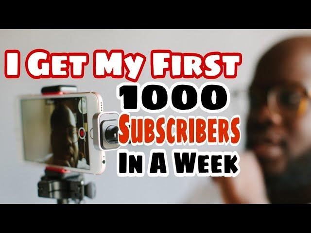 How To Get SUBSCRIBERS Faster In Nigeria | How To Get 1000 Subscribers Fast in Nigeria