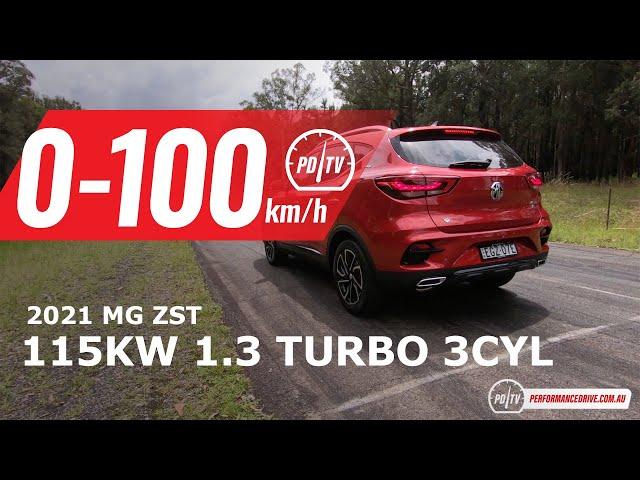 2021 MG ZST 0-100km/h & engine sound