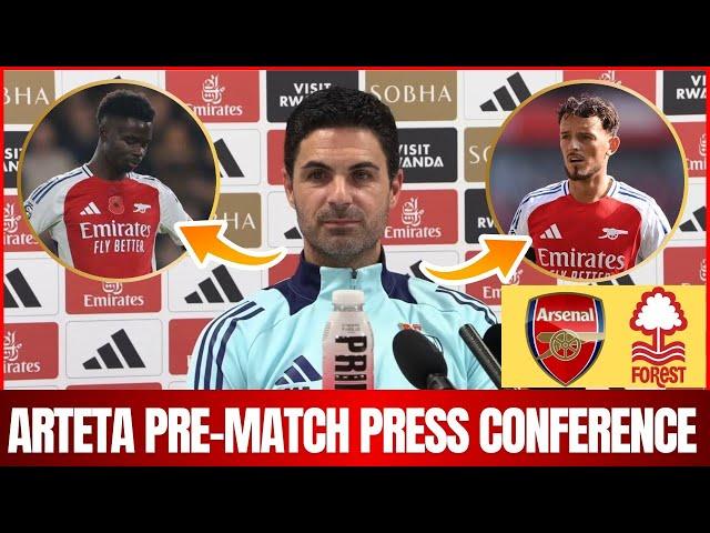 NOW! ARTETA UPDATES ON SAKA'S CONDITION AND DELIVERS BAD NEWS ABOUT BEN WHITE! PRE-MATCH CONFERENCE