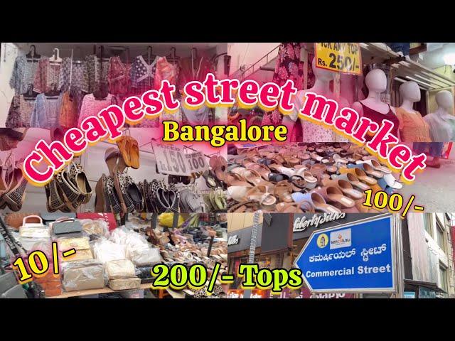 Commercial Street Bangalore ️| Where to shop | Shopping guide | Shivaji Nagar market 2024