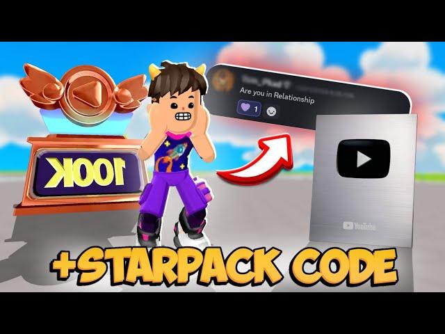 100K QNA SPECIAL | OPENING MY PLAY BUTTON + STAR PACK CODE