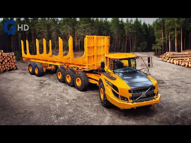 Mining Truck Used in the Forests? ▶ Ingenious Modified Construction Machinery 1