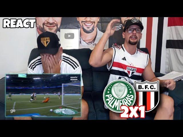 REACT PALMEIRAS 2X1 BOTAFOGO-SP - INACREDITAVEL! DENOVO NO FINALZINHO