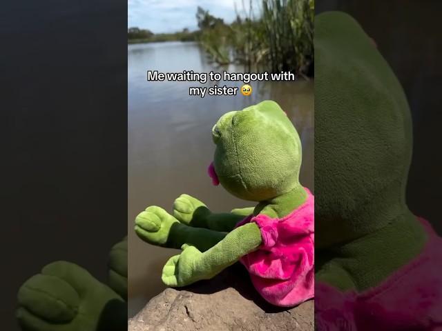 Me waiting to hangout with my sister 