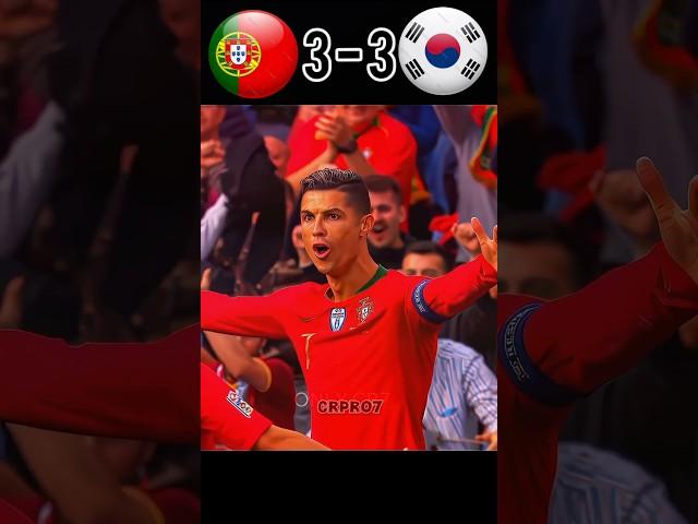 Ronaldo Hattrick  | Portugal vs south Korea #ronaldo #shorts #youtube