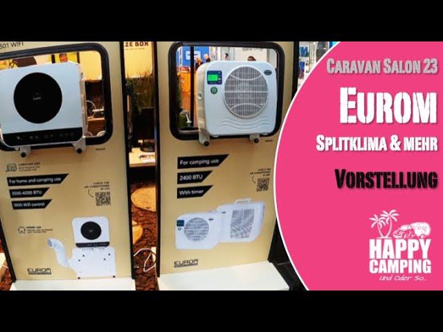 Caravan Salon 2023 - Eurom Split Klimaanlagen und mehr | Happy Camping