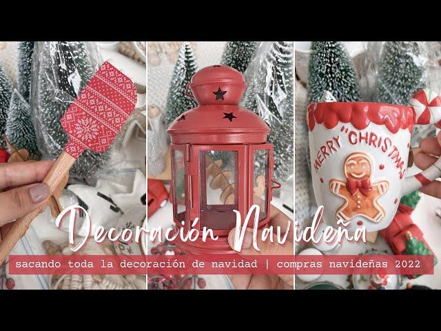 DECORACIÓN NAVIDEÑA 2022 | SACANDO TODA LAS DECORACION DE NAVIDAD | COMPRAS NAVIDEÑAS