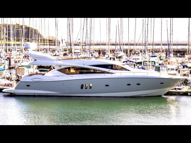 £1,200,000 Yacht Tour : Setag Refitted 2005 Sunseeker 75 Yacht