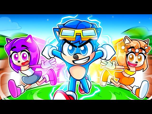 Becoming The FASTEST SONIC FAMILY In Roblox!