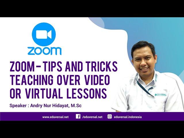 Zoom - Tips and Tricks Teaching Over video or Virtual Lessons