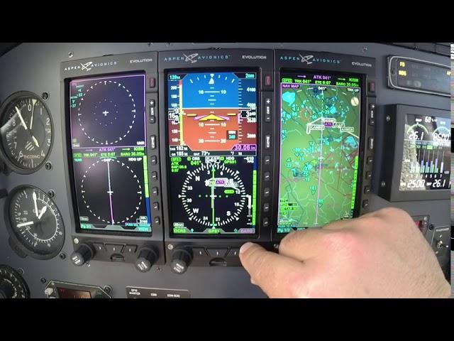 Aspen 2500 MAX System inflight demonstration