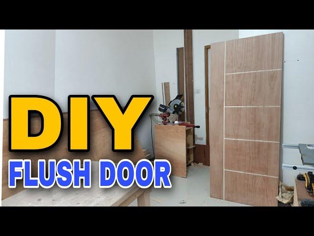 PINTO na Gawa sa Plywood na may design | Pinaka Simpleng Paraan  ng Pag Gawa ng Pinto na may Design