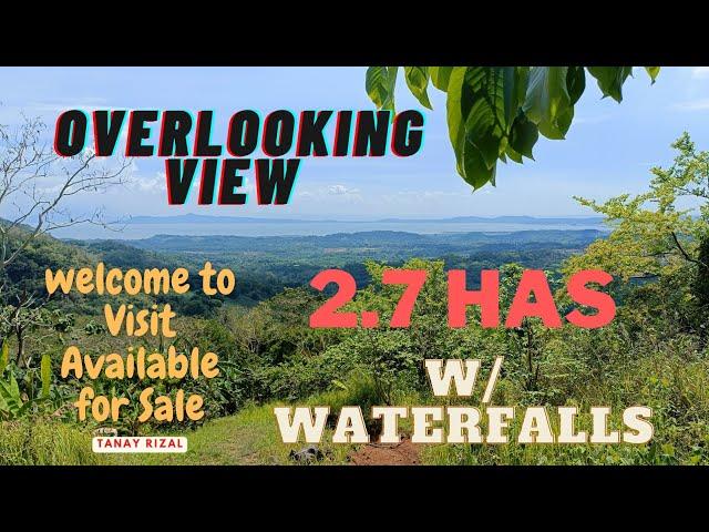 #vlog111  2.7Hectares Farm Lot w/ Overlooking View & Waterfalls Lagoon/Batis @Tanay Rizal