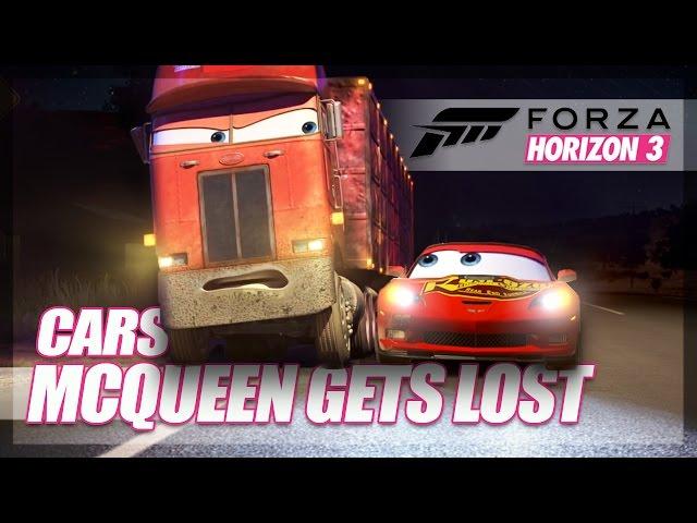 Forza Horizon 3 - McQueen Gets Lost Recreation! (Our Attempt + Bloopers)