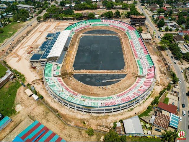 Aho bikorwa vyo kubaka stade Intwari bigeze