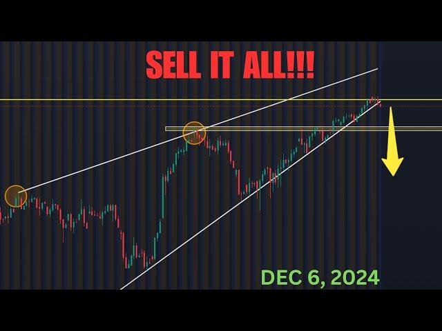 SELL IT ALL! MARKET CORRECTION? MUST WATCH!