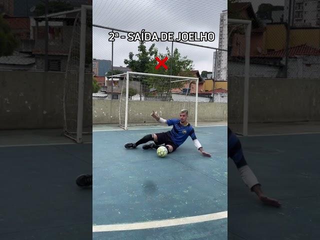 3 saídas do gol para goleiros de futsal #goleiro #futsal #dicas #tutorial #futebol