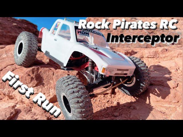 Rock Pirates RC Interceptor on Capra Axles! New Truck First Run