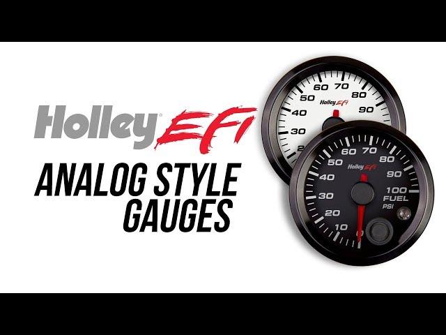 Holley EFI Analog Style Gauges